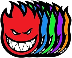 Spitfire Fireball Sticker (Multiple Size Options)
