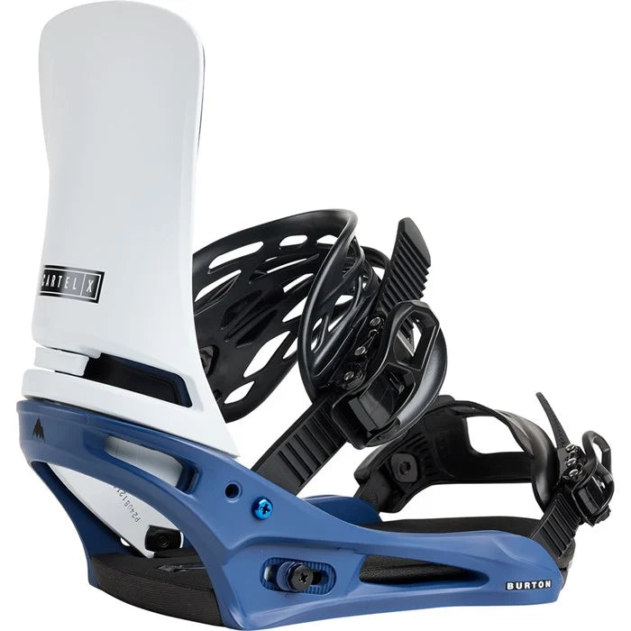 Men's Burton Cartel X Re:Flex Snowboard Bindings, Black / Red / M