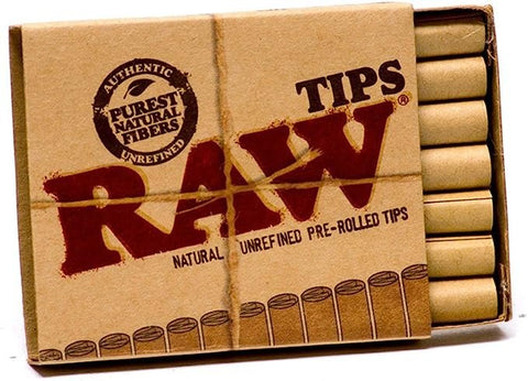 Raw Unbleached Pre-Rolled Tips