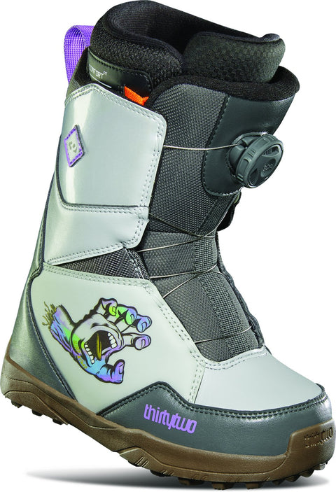 ThirtyTwo Youth Lashed BOA Santa Cruz Snowboard Boots 2024 (Size 2K Only!)