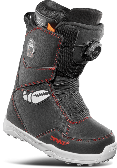 ThirtyTwo Youth Lashed BOA Crab Grab Snowboard Boots 2025