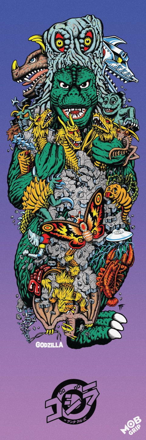 Mob Godzilla Kaiju Roskopp Grip Tape