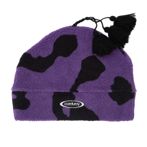 Corduroy Fleece Tassle Beanie 2026 (Multiple Color Options)