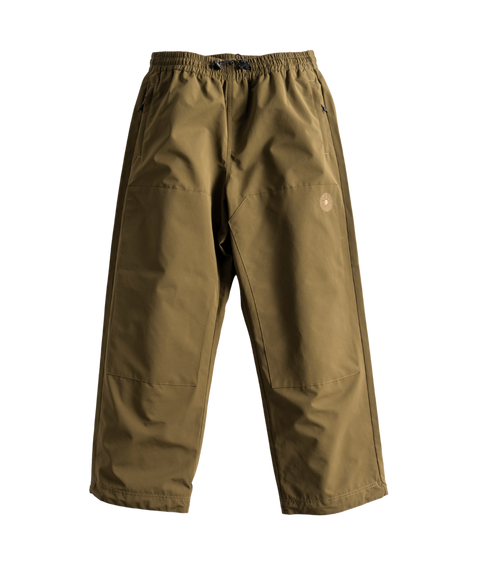 Autumn Men's Service Pant in olive tan with elastic waistband and articulated knees