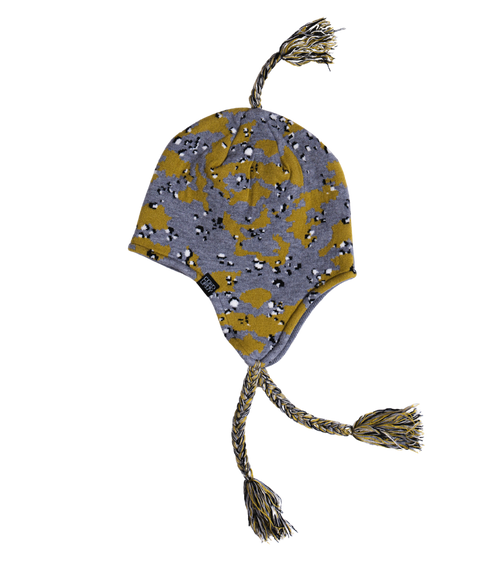 Corduroy Chip Camo Ear Flap Beanie 2027