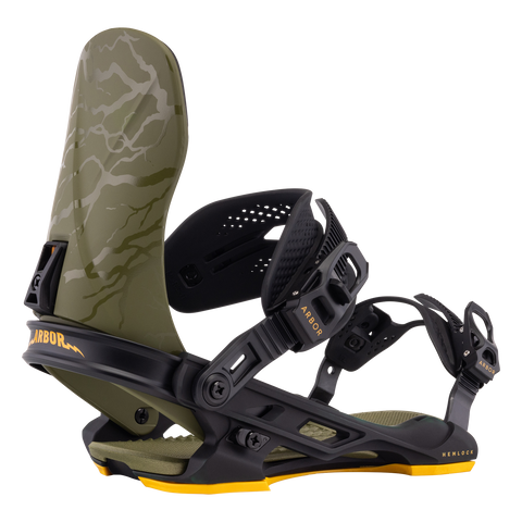 Arbor Hemlock Snowboard Bindings 2026 (Multiple Color Options)