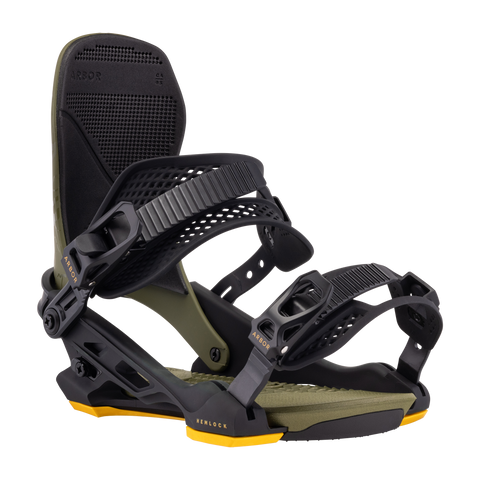 Arbor Hemlock Snowboard Bindings 2026 (Multiple Color Options)