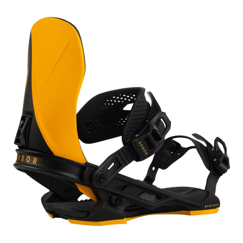Arbor Hemlock Snowboard Bindings 2025 (Black S and Black/Candle L Only!)