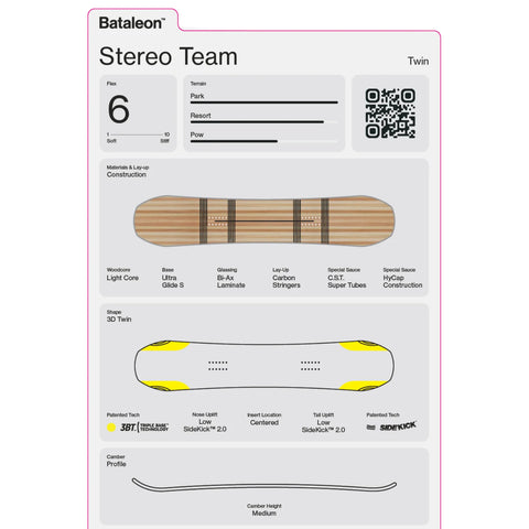 Bataleon Stereo Team Snowboard 2027