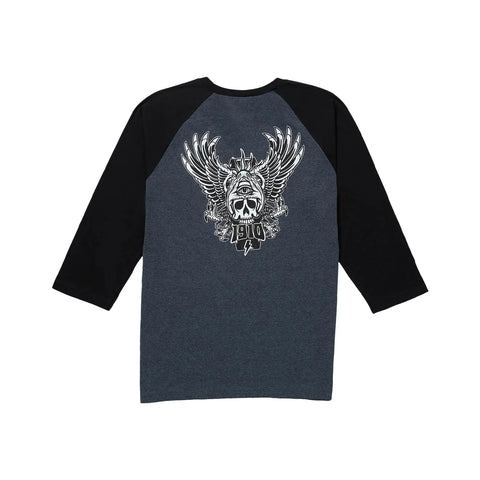 1910 Bombs Away LS Raglan Tee