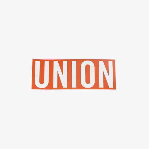 Union Box Logo Sticker 8 Inch (Multiple Color Options)
