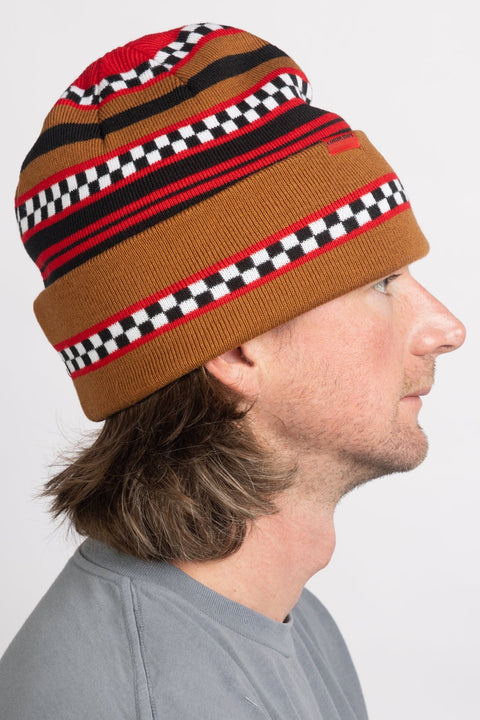 Corduroy Checkstripe Beanie 2025 (Multiple Color Options)