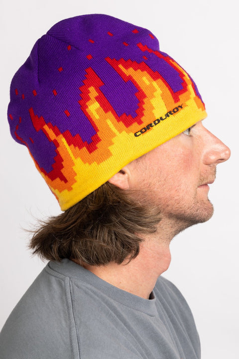 Corduroy Digi Flames Beanie 2025