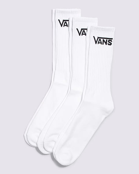Vans Classic Crew Socks 3 Pack (Multiple Color Options)