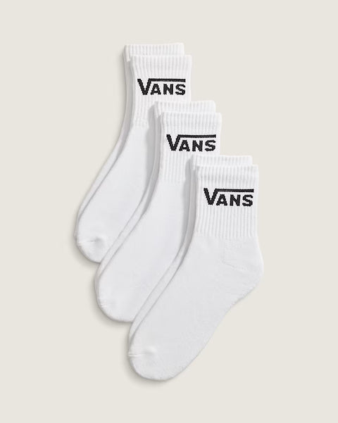 Vans Classic Half Crew 3-Pack Socks (Multiple Color  Options)