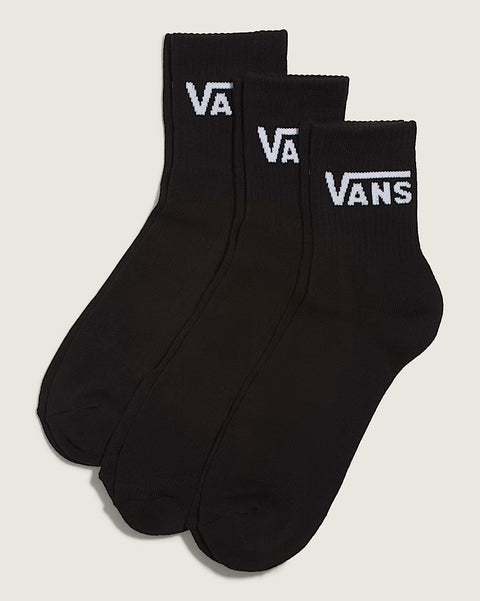 Vans Classic Half Crew 3-Pack Socks (Multiple Color  Options)