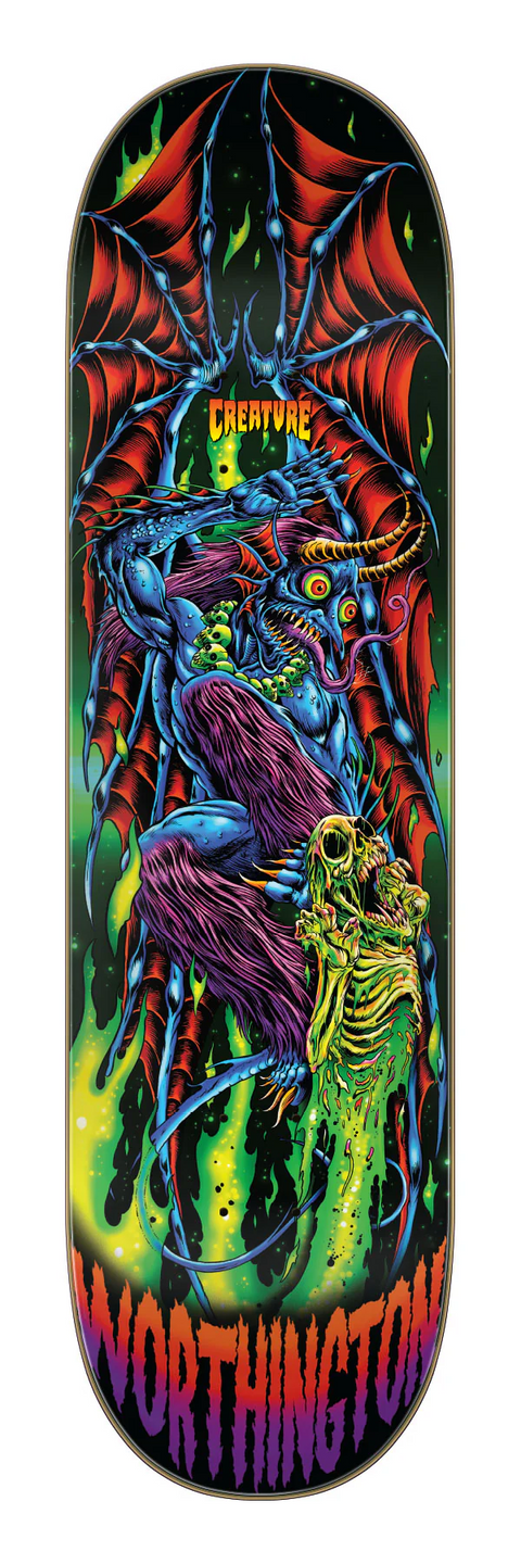Creature Worthington Skullburn VX Skateboard Deck
