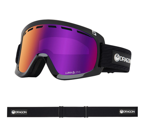 Dragon D1 OTG Goggles w/Bonus Lens 2025 (Icon Purple Only)