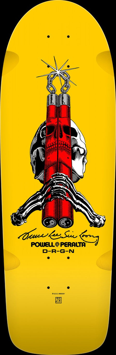 Powell Peralta Skull & Nunchucks Bruce Lee Collab Skateboard Deck