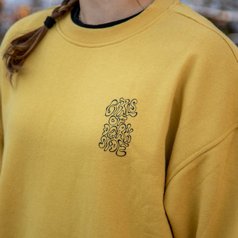 Girls of Darkside Deb Font Stride Crew Sweatshirt