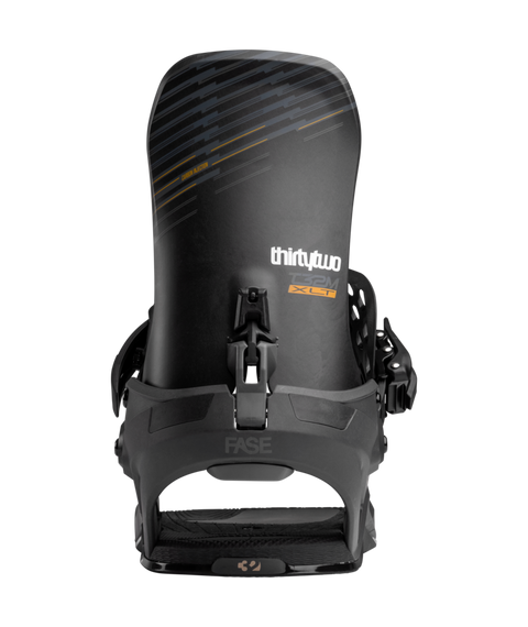 ThirtyTwo T32M XLT FASE snowboard bindings in black with orange accents