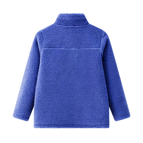 Kids Eyas Popcorn Fleece Jacket - Blue Shadow