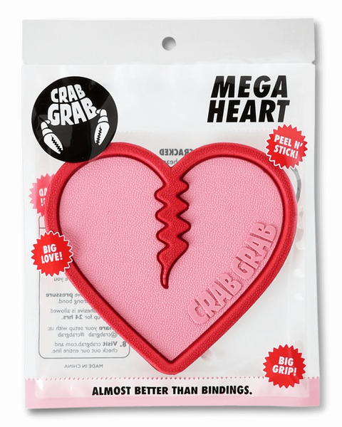 Crab Grab Mega Heart Stomp Pad (Multiple Color Options)