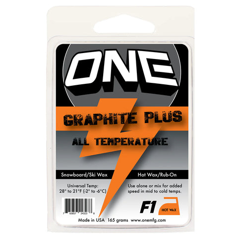 One Ball F-1 Graphite Plus Snowboard Wax 165g