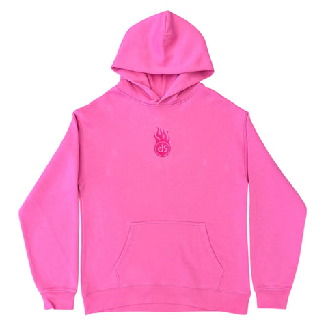 Darkside OG Flame Embroidered Tone-On-Tone Hoodie (Multiple Color Options)