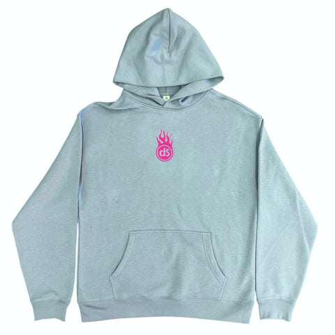 Darkside OG Flame Embroidered Contrast Hoodie (Multiple Color Options)