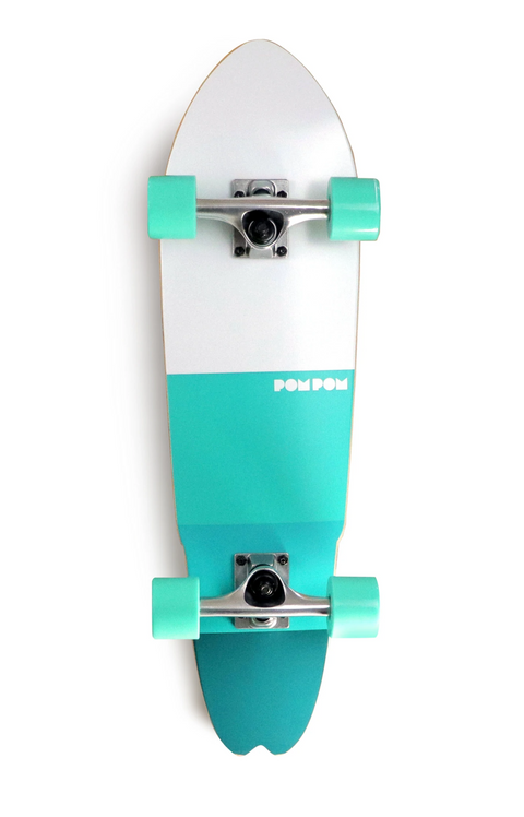 Pom Pom Fun Fish Cruiser Skateboard Complete