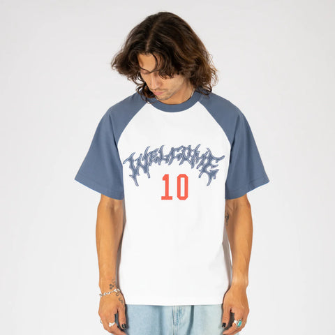 Welcome Dugout Raglan W/Fabric Patch