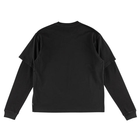 Welcome Snarl Layered Knit 2Fer Tee