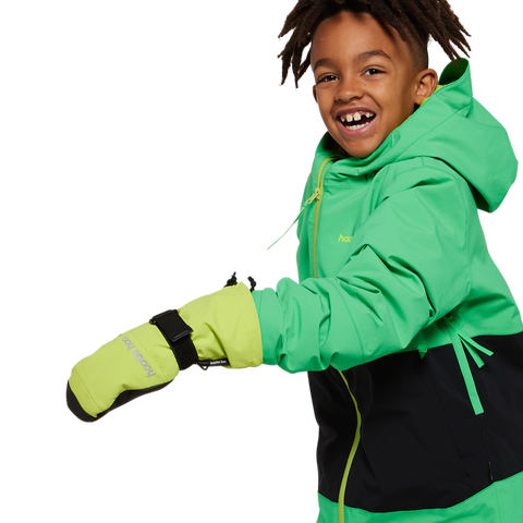 Kids Bearclaw Mittens - Lime