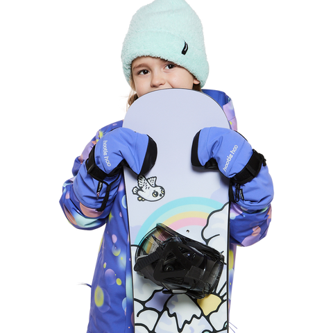 Kids Bearclaw Mittens - Blue Shadow