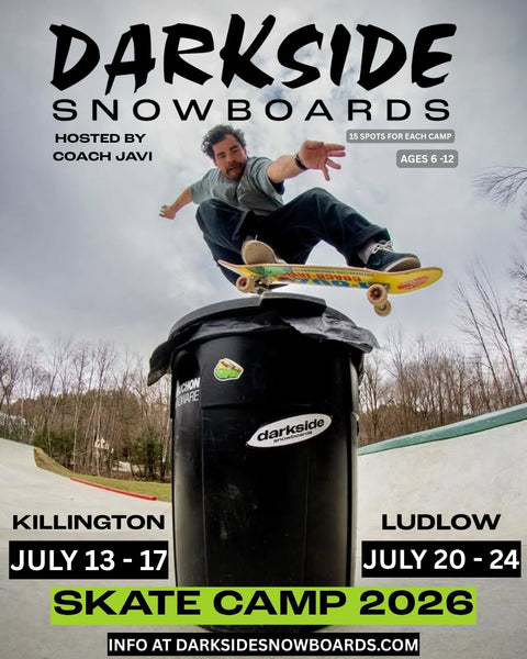 Ludlow Skateboard Camp 2026 (All Abilities) – Darkside Snowboards
