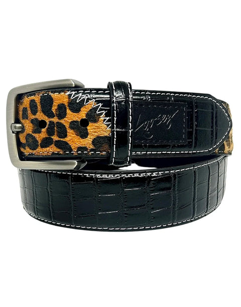 Loosey Croc-Cheetah Belt