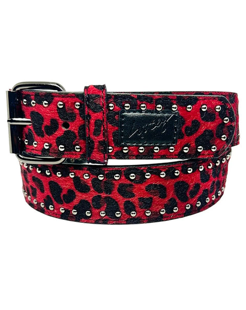 Loosey Cheetah Rivet Belt