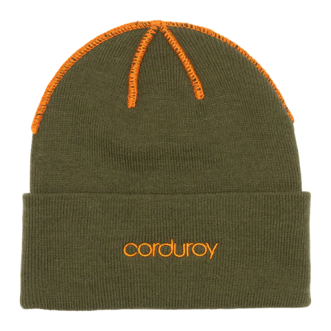 Corduroy Inside Out Beanie (Multiple Color Options)