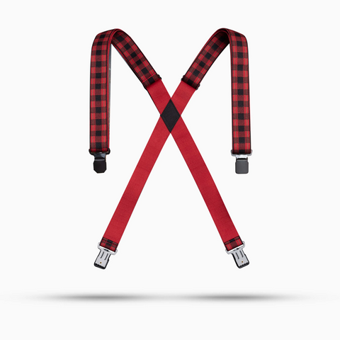 Arcade Jessup Plaid Suspenders