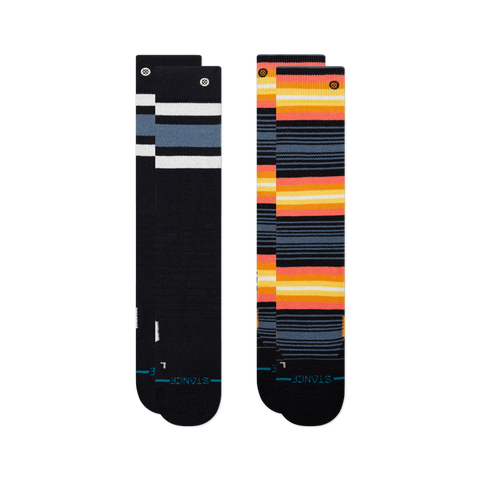 Stance Kids' Boyd Mid Poly Snowboard Socks 2-Pack 2026