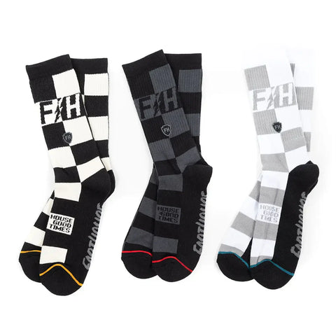 Fasthouse Lineup 3-Pack Socks (Multiple Size Options)