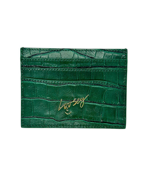 Loosey Croc Skin Card Holder