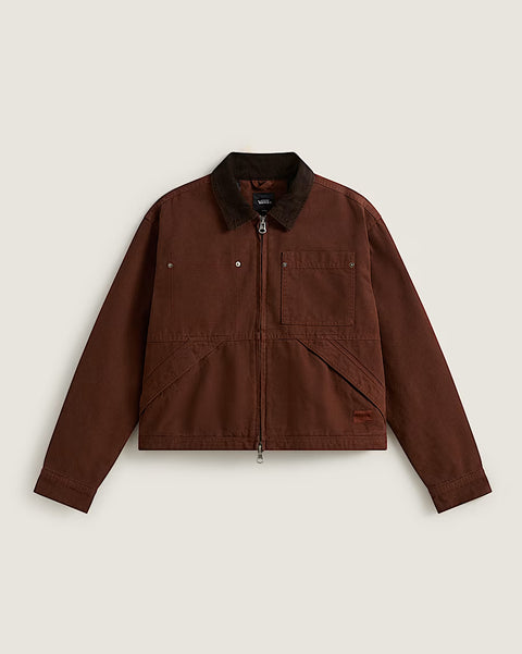 Vans Women's Nicola Cropped Chore Denim Jacket (Multiple Color Options)