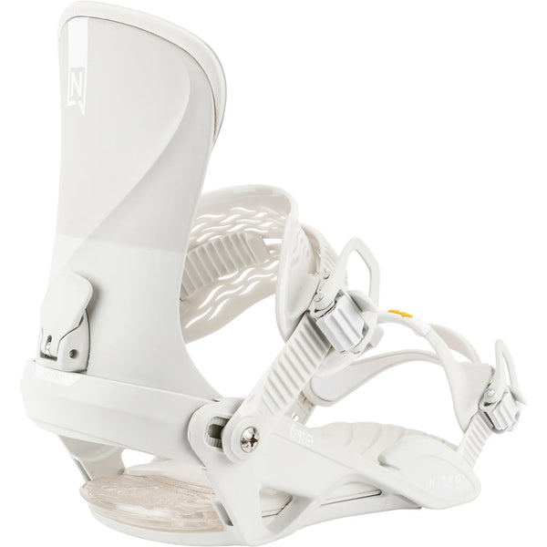 nitro fate camber snowboard Nitro Women's Fate Snowboard Bindings Off White 2026