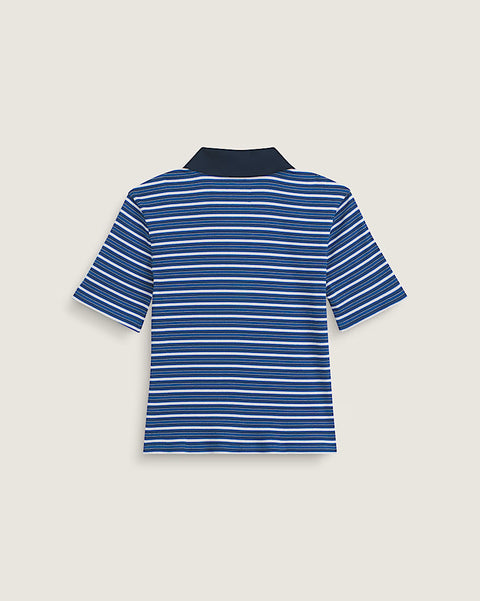 Vans Women's Priscilla Polo Yarn Dye SS Top