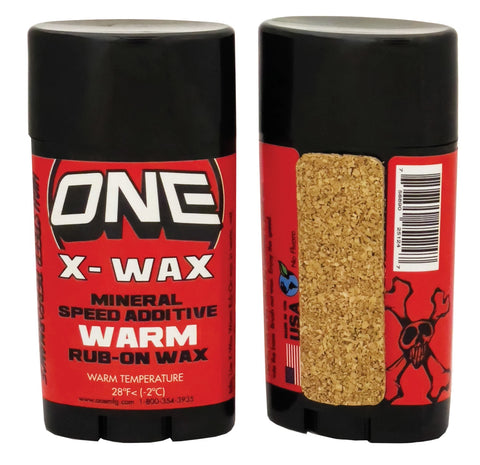 One Ball X-Wax Twist-Up 50g Snowboard Wax (Multiple Temp Options)