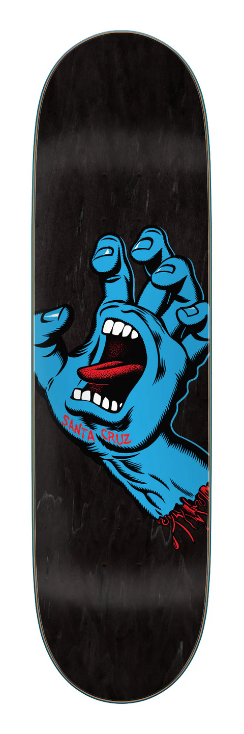 Santa Cruz Screaming Hand Skateboard Deck (Multiple Size Options)