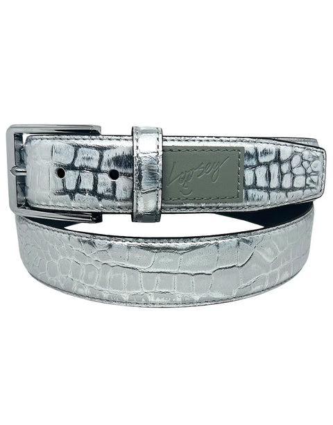 Loosey Silver Surfer Croc Belt