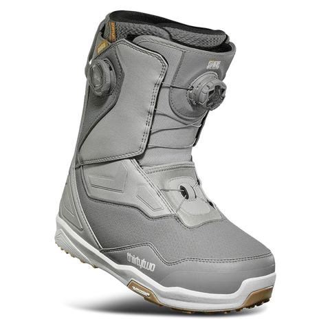 mens thirtytwo snowboard boots dark grey Men's Lashed Double Boa Boot Black/Grey 8 The traditional lace system feels reliable ThirtyTwo TM-2 Double Boa Snowboard